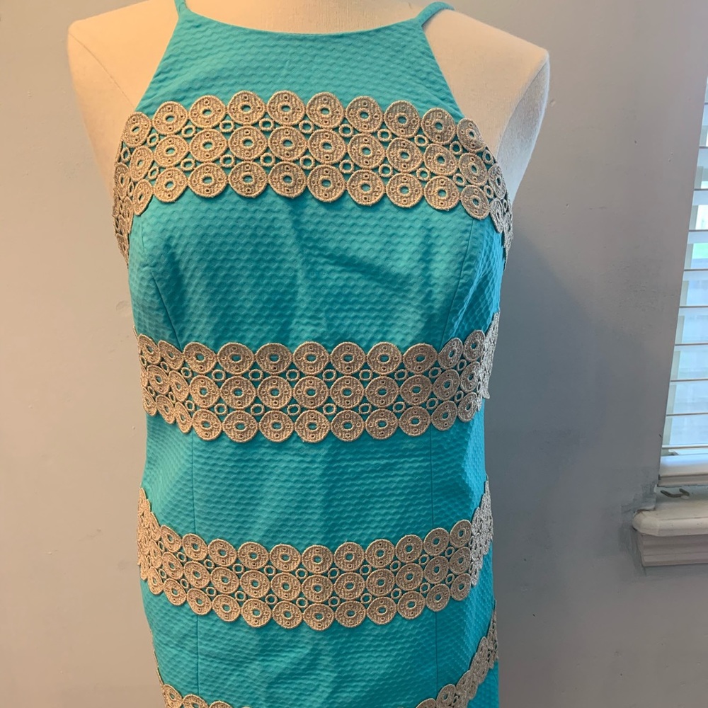 Lilly Pulitzer Annabelle Shorely Blue Dress